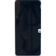 Дисплейный модуль Samsung A022G (A02) чёрный, оригинал с рамкой