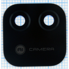 Стекло камеры Realme C11 2021 черное