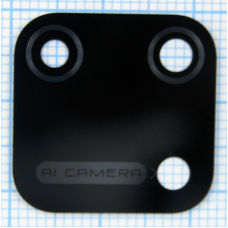Стекло камеры Realme C11 черное