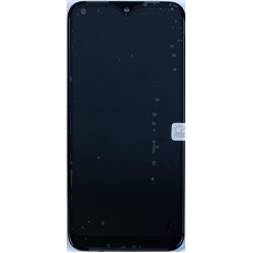 Дисплейный модуль Samsung A015F/M015F (A01/M01) чёрный (узкий коннектор), оригинал с рамкой