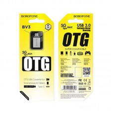 Адаптер OTG USB-A - Type-C Borofone BV3